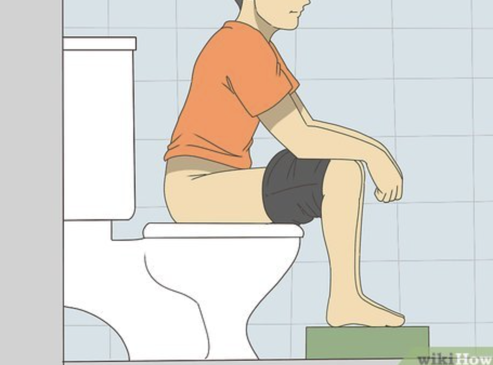 Ilustração da posição correta dos pés no banco